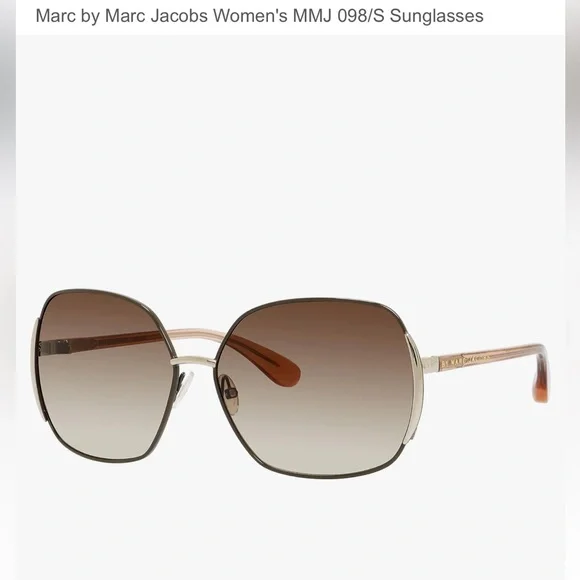 EUC Marc by Marc Jacobs  aviator Sunglasses - Brown Amazon.com: Marc Jacobs unisex adult Marc59/S Sunglasses  main image 4